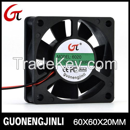 Manufactory Selling DC 6020 Brushless Cooling Fan 60*60*20mm for DVR