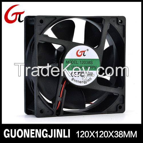 Manufactory Selling Manufactory Selling 120 X 120 X38 Mm 12038 5v Axial Brushless Waterproof 12v DC Fan