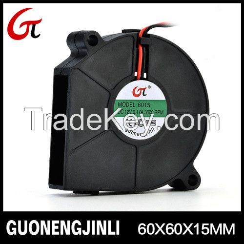 Manufactory Selling 60x60x15mm DC Mini Blower  Fan 6015 Centrifugal Blower