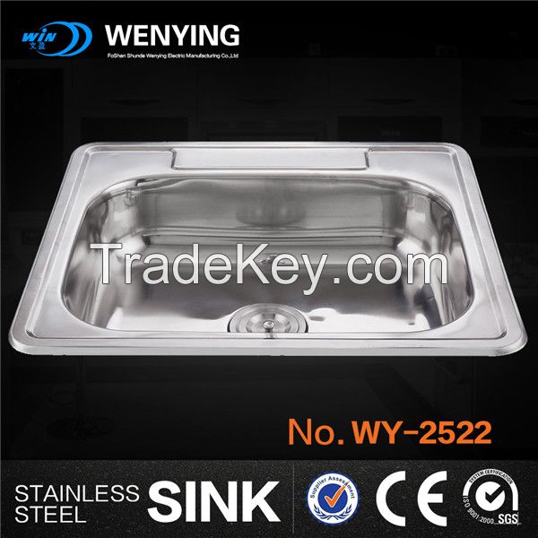 wholesale stainless steel small kitchen sink with single bowl