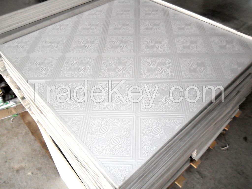 PVC gypsum ceiling tiles with high quality