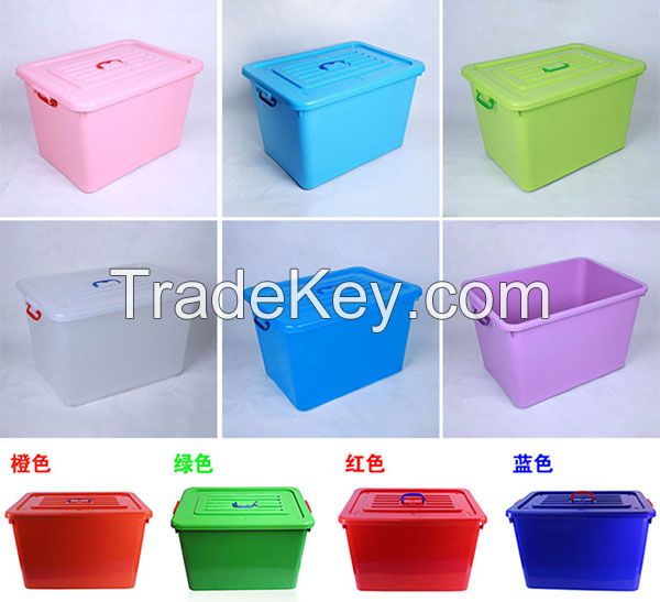Multifunctional household plastic storage box