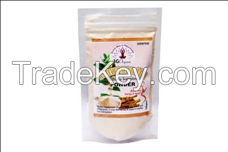 Ashwagandha Powder from 3GOrganic Withania Somnifera 100gms Premium Quality