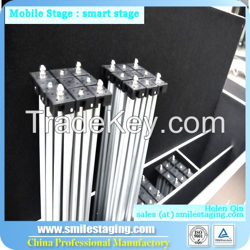 Portable stage mobile stage wooden platform stage 