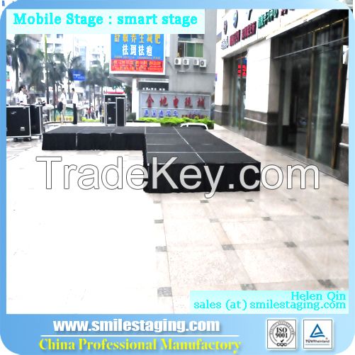 Intelligent stage mobile stage wooden platform stage