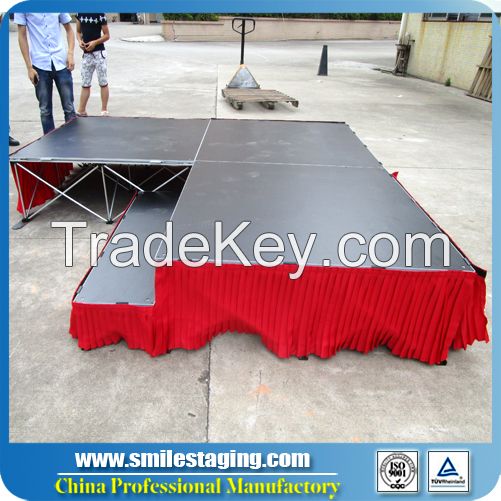 Portable stage platform plywood 18mm stage platform sale