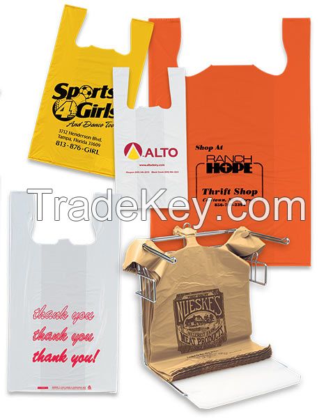 PE T-shirt plastic shopping bag