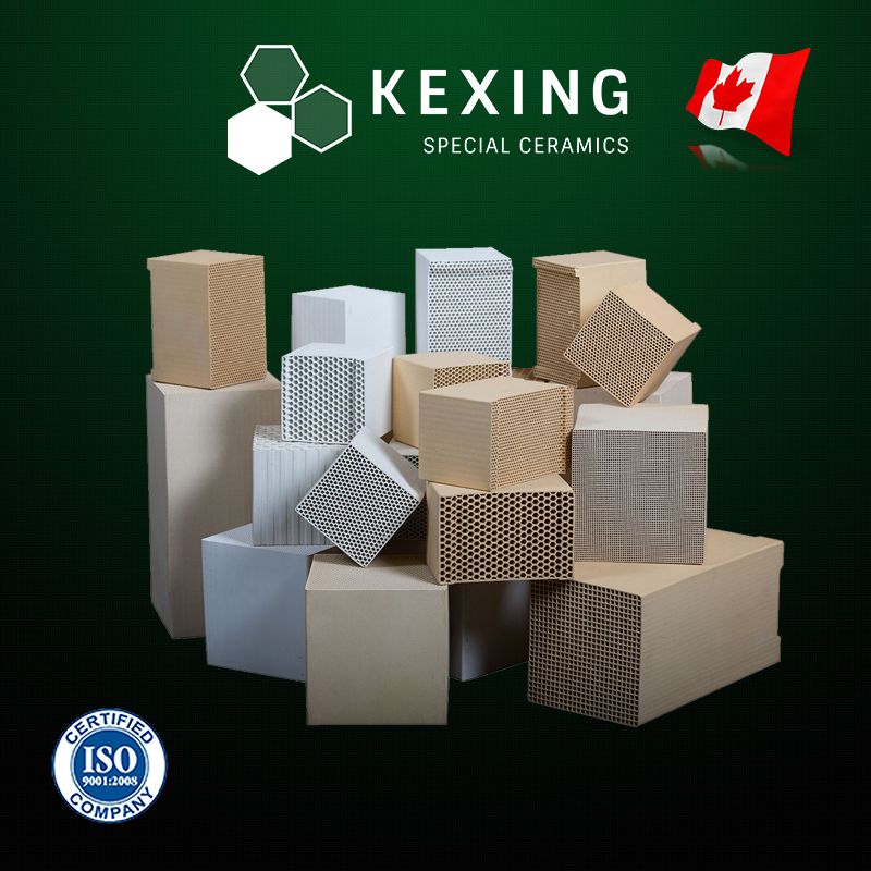 RTO RCO Honeycomb Ceramics - Chemical Packing Media, Catalytic Carrier, Heat Regenerator, Substrate, Heat Exchanger, Heat Sink Media