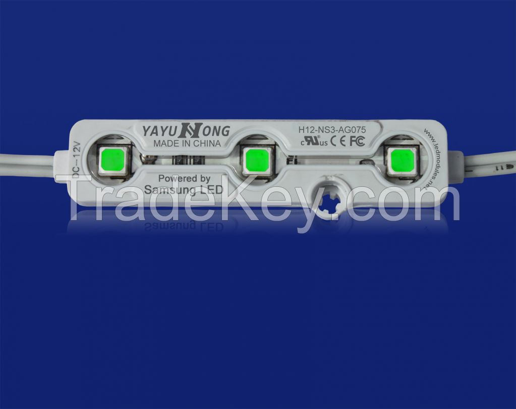 3 led SMD5054 12v green led modules