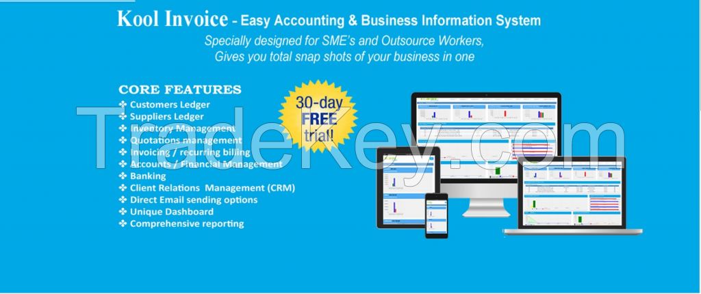 KOOL Invoice (Easy Hosted Accounting Software with CRM)