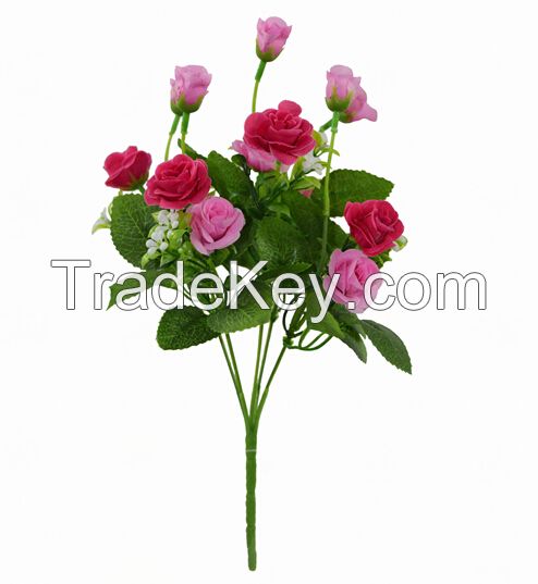 9-Fork54-Head rtoadside flower,artificial bouquet for home decoration for wholesale 