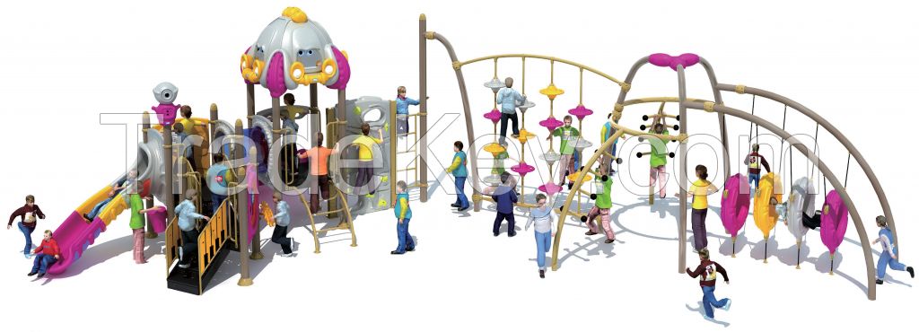 high quality truck style amusement slide climbing fitness playground