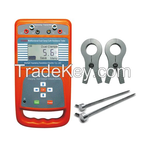 Multifunction Dual-clamp Earth Resistance Tester