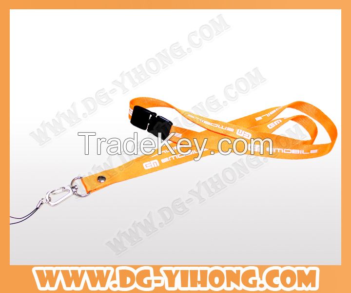 Cheap Printing Neck Lanyard For Cell Phone Free Samply