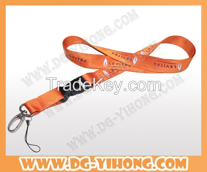 wholesale merchandise custom sublimation printing polyester lanyard with printed emoji as gift