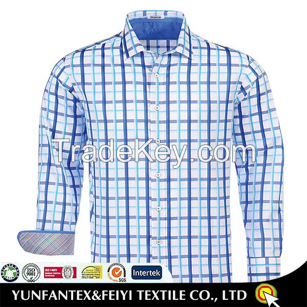 2015 latest cotton super cotton long sleeve formal shirt designs for men
