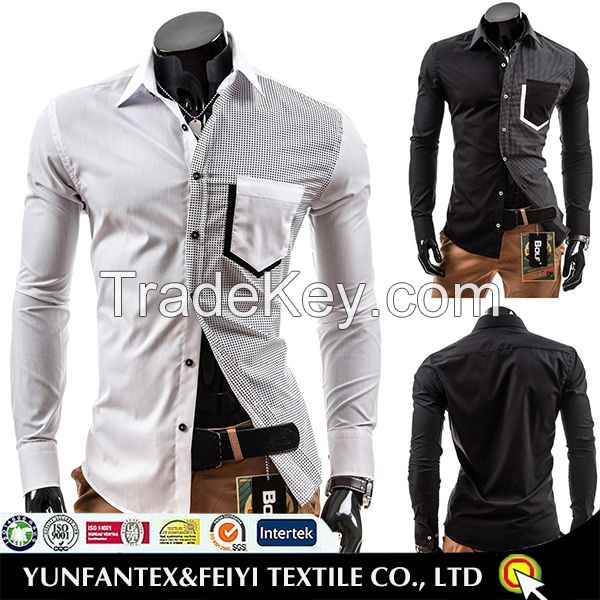2015 latest cotton super cotton long sleeve fashion casual shirt for men