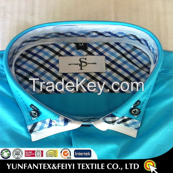 2015 latest cotton super cotton long sleeve business cheapest cotton poplin men fashion casual shirt for men