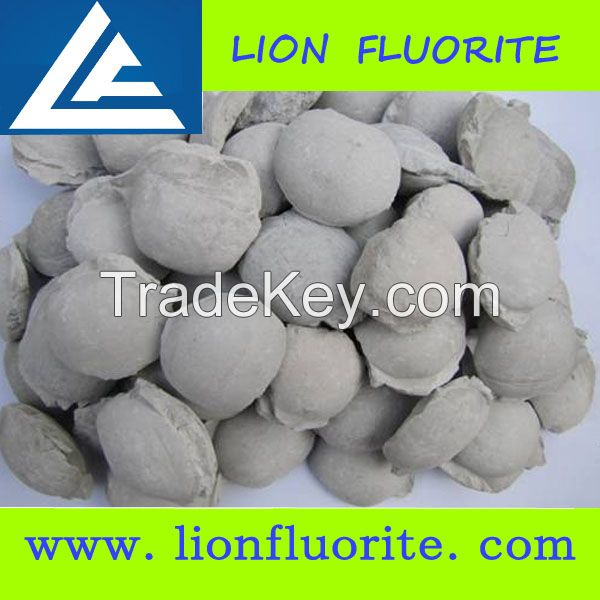 CaF2 90%min Fluorspar Briquettes/Fluorspar ball