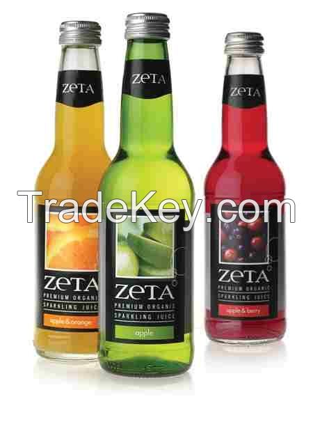 ZETA Sparkling Organic Fruit Juice.