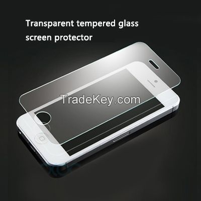 Transparent tempered glass screen protector for iphone 6/6plus 5/5s/5c samsung s6/s6 edge note4