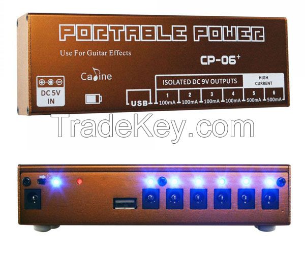 Caline Portarble Power Supply for guitar effect pedal CP-06+