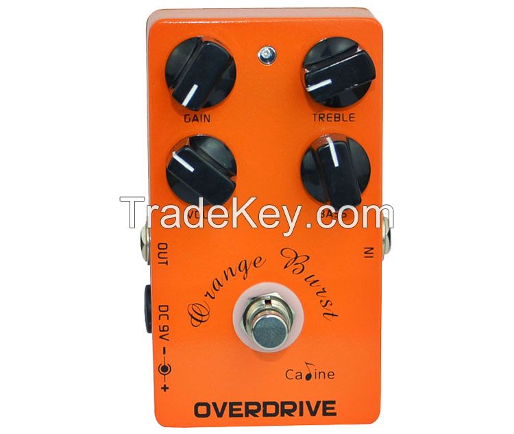 Caline "Orange Burst" Overdrive Guitar Effect Pedal CP-18