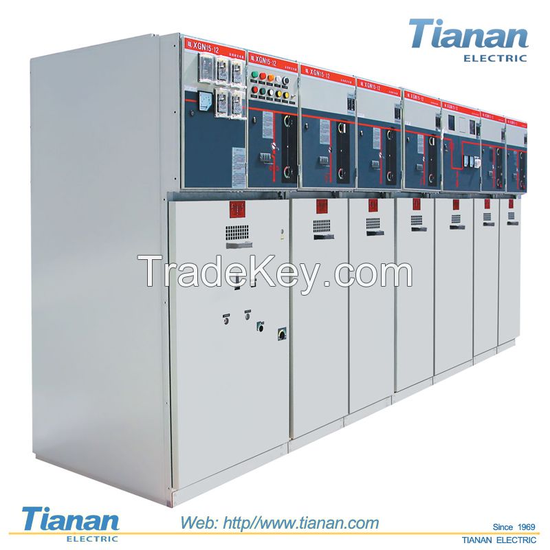 High Voltage 10~24kv Sf6 Gas Insulated Switchgear Rum Switchgear (GIS)