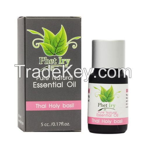 Pure, natural essential oil Thai Holy Basil