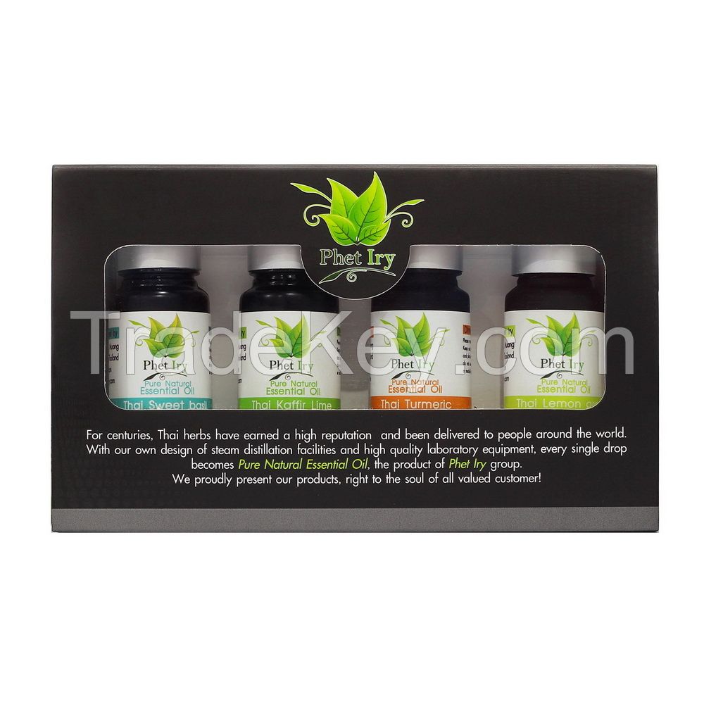 Phet Iry Aroma set (Pure essential oil 4 types of aroma)