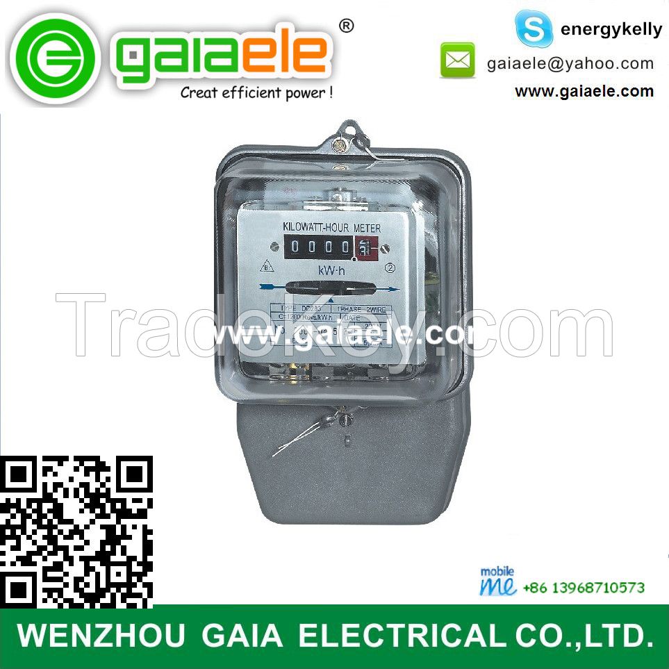 DD862 Single Phase Energy Meter China Manufacturer Wenzhou Gaia Electrical Co Ltd