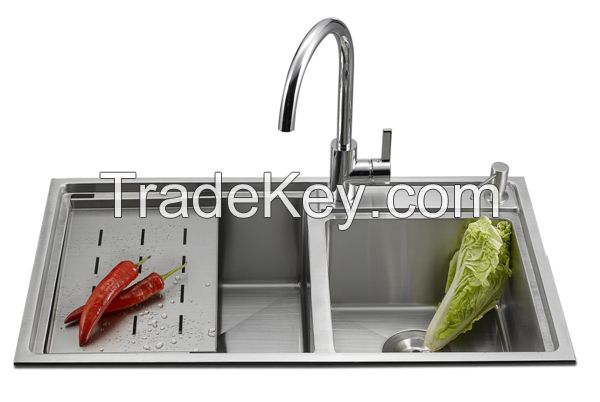  newest hot sell  handmade stainless steel kitchen sink