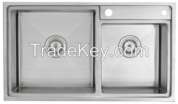  newest hot sell  handmade stainless steel kitchen sink