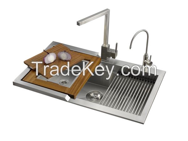 Hot sell good quality handmade sus304 kitchen sink