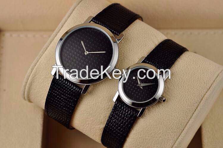 Fashion and luxury couple wristwatch