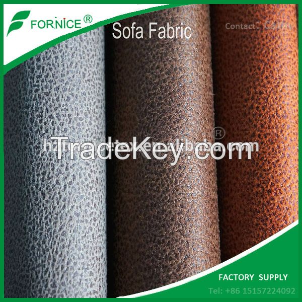 95 Hot sale Spain 100%polyester foiled suede european furniture fabric 