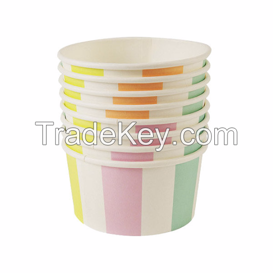 8 oz Wholesale Paper Ice Cream Cups / Party Supplies 1,000ct ( Free ship )