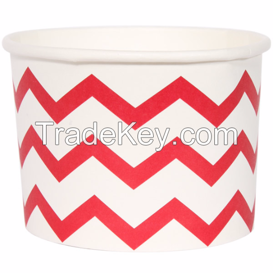 8 oz Wholesale Paper Ice Cream Cups / Party Supplies 1,000ct ( Free ship )