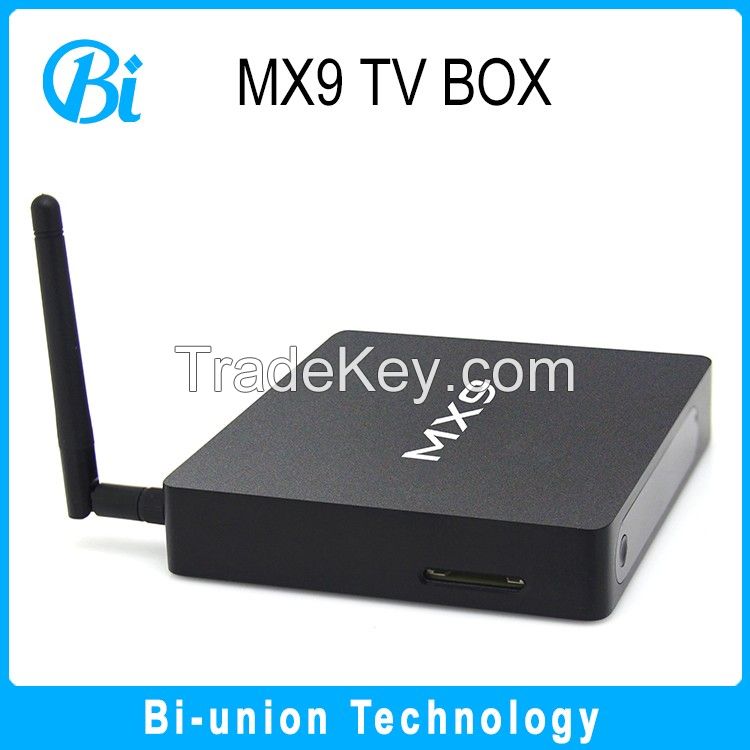MX9 android 5.1 tv box kodi 16.0 s905 ott tv box android tv box 5.1 play media