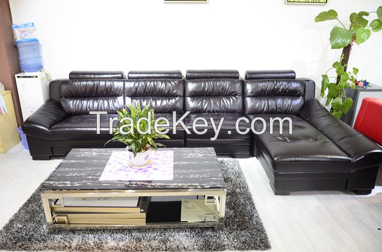 Hot sales leather sofa genuine sectional sofa other hotel furniture