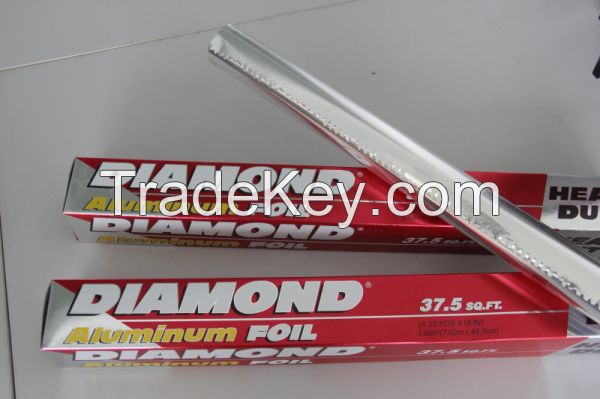 Diamond brand aluminium foil