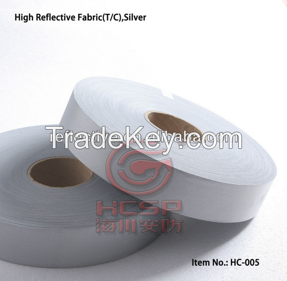 Silver High Reflective Fabric for Safety Garments