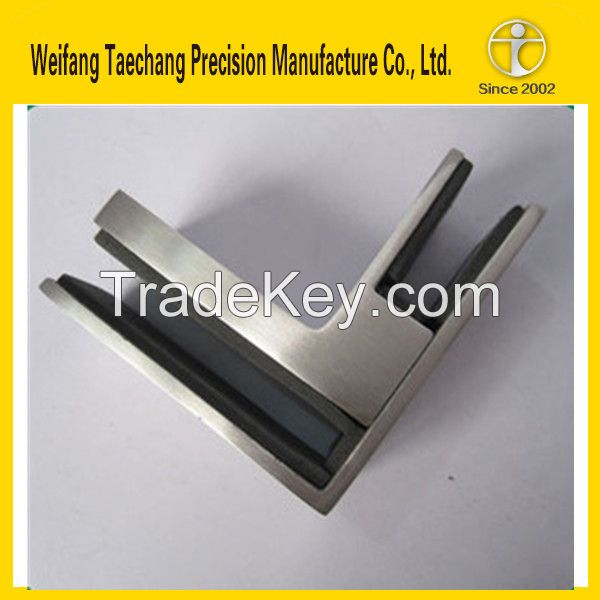 Stainless Steel Lost-Wax Investment Casting Glass Clamp with Custom Sizes