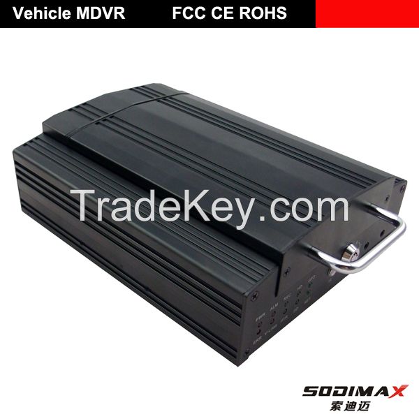 Best Fleet Management 3G realtime 4 channel CCTV vehicle mobile DVR/car rearview mirror camera dvr GPS Tracker mdvr