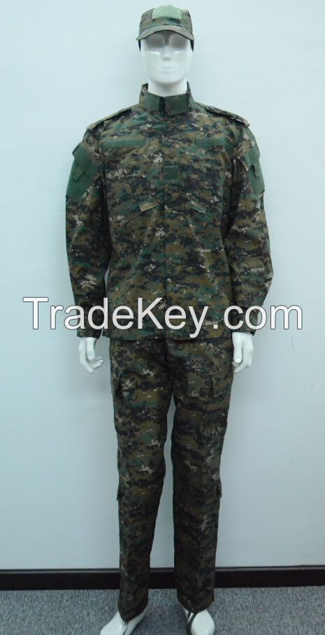digital jungle camouflage military uniforms