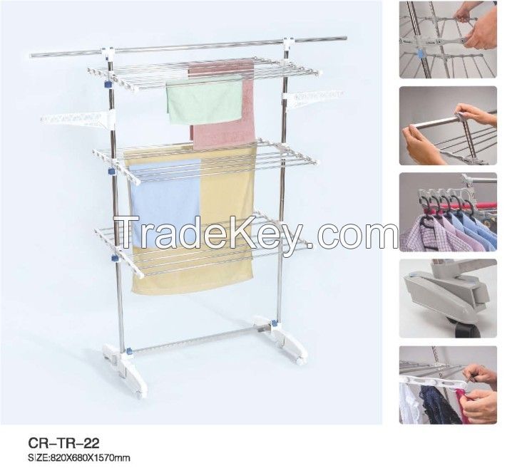 3 layer clothes rack