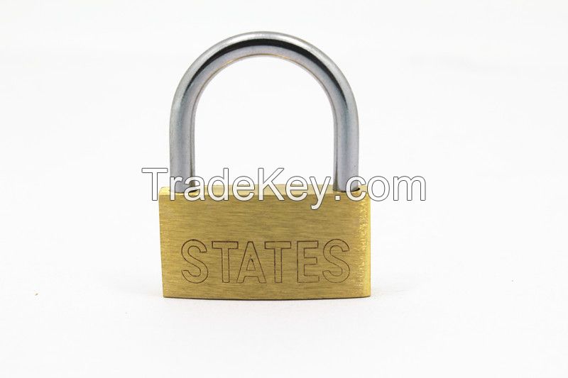 50mm Packing Color Box Brass Padlock