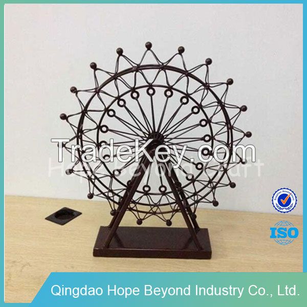 Modern stylish ferris wheel art and craft metal craft supply