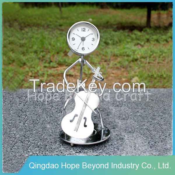 2015 decorative small clocks metal decoration clock