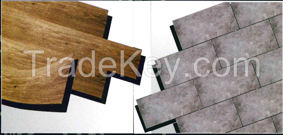 Vinylflooring tile shape - 5mm thick - selfadhesive system  - 5,50â¬/sqm